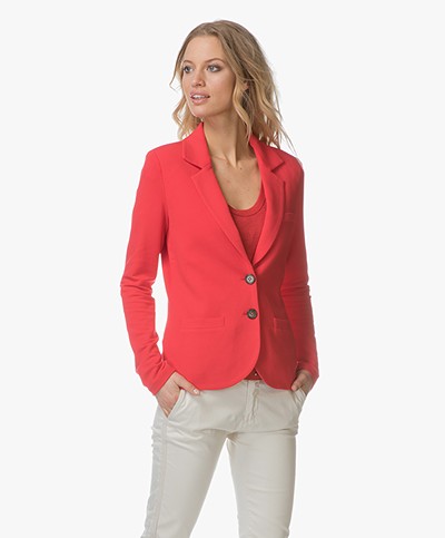 Repeat Tailored Jersey Blazer - Red
