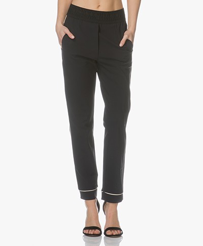 no man's land Trendy Jersey Pyjama Pants - Core Black