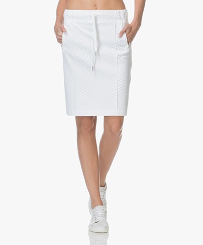 Drykorn Trix Mesh Skirt - White 