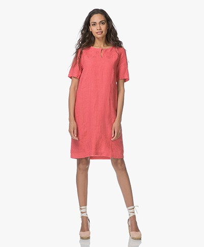 Belluna Bombay Linen Dress - Peche