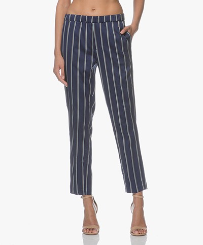 Closed Blanch Striped Pants - Worker