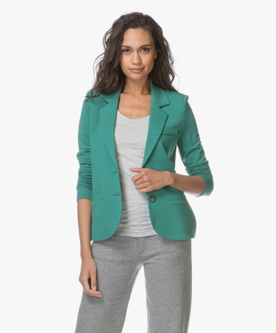 Repeat  Tailored Jersey Blazer - Green