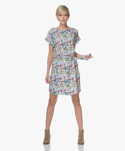 Marie Sixtine Delphy Dress with Print - Jungle