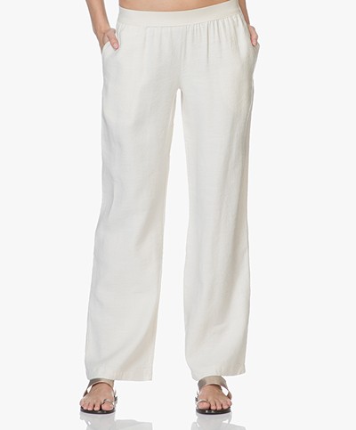 BY-BAR Maddy Canvas Broek - Off-white