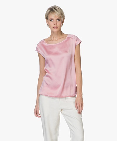 Kyra & Ko Tessa Silk T-shirt - Pink