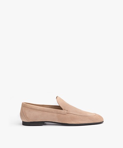 Closed Suede Loafer - Beach