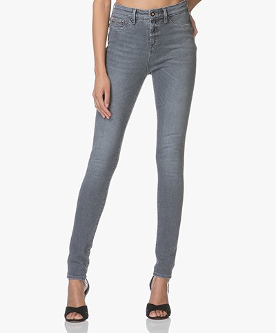 Denham Needle High Skinny Jeans - Grijs
