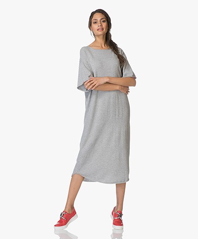 extreme cashmere N°44 Cashmere Teelong Dress - Grey