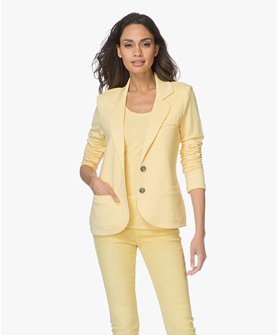 Repeat Tailored Jersey Blazer - Yellow