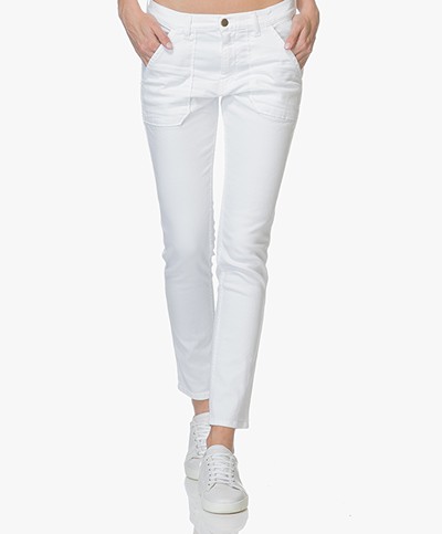 ba&sh Sally Girlfriend Jeans - White