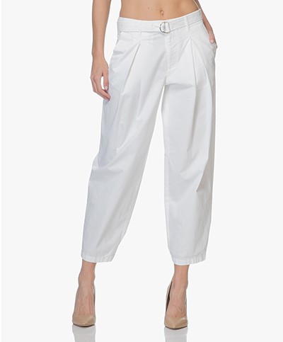 Filippa K Madison Belted Pants - White
