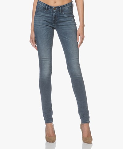 Denham Spray Super Tight Fit Jeans - Gewassen Blauw