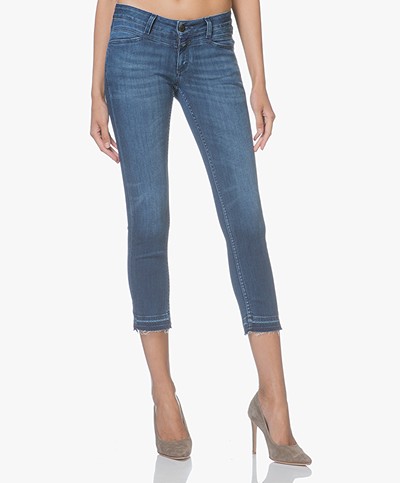Closed Starlet Cropped Skinny Jeans - Strong Blue Denim 