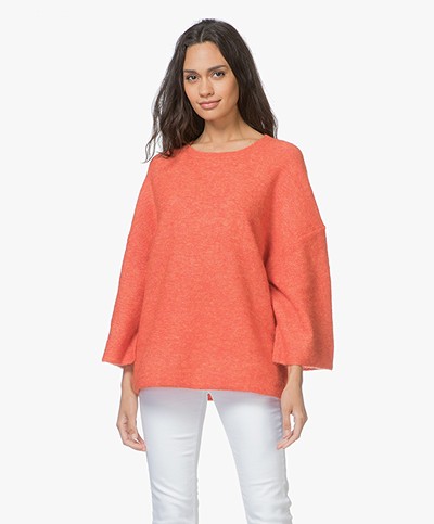 By Malene Birger Riksos Mohair Sweater - Poinciana