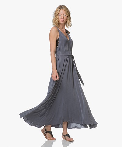Friday's Project Cupro A-line Dress - Washed Blue
