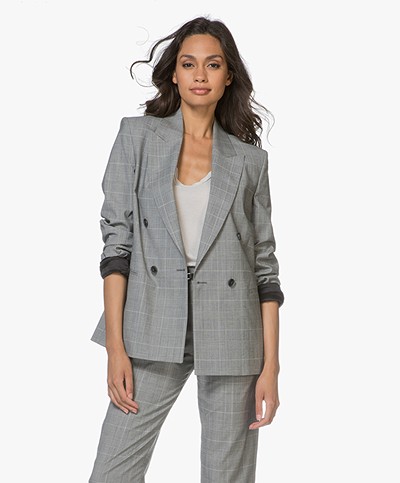 Filippa K Katie Check Suit Blazer - Checks