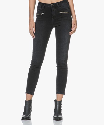 Closed Aimie Cropped Skinny Jeans - Soft Black