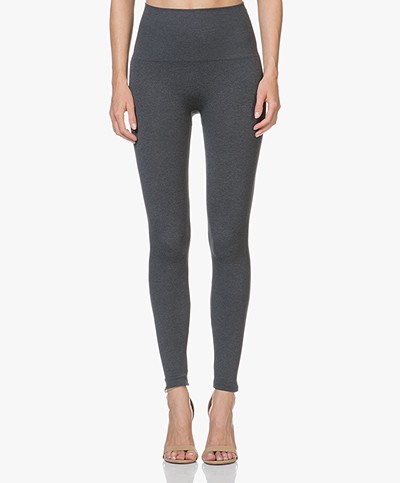 SPANX® Look At Me Now Seamless Leggings - Heather Charcoal