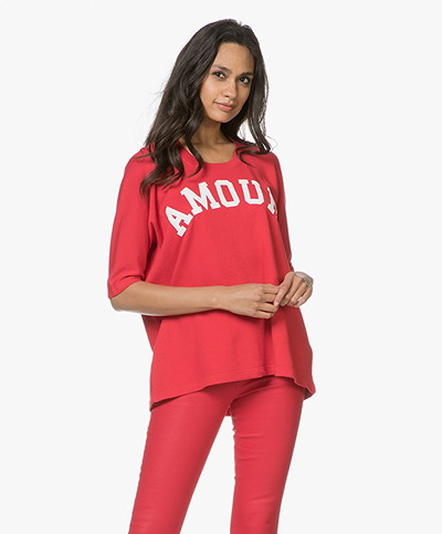 Zadig & Voltaire Portland Print T-shirt - Rouge Red