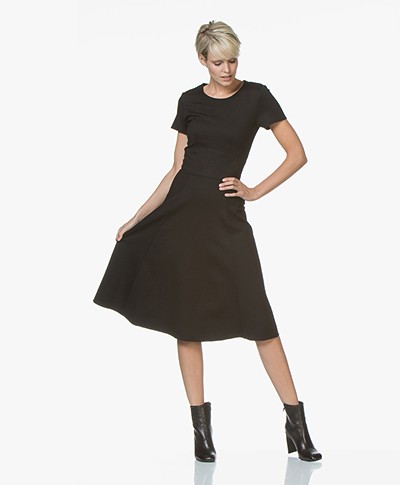 ba&sh Maisy Fit & Flare Dress - Black