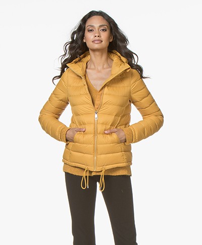 BOSS Ofave Quilted Down Jacket - Gold