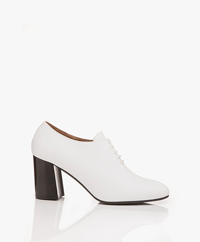 ATP Atelier Rafano Leather Ankle Boots - White Vacchetta