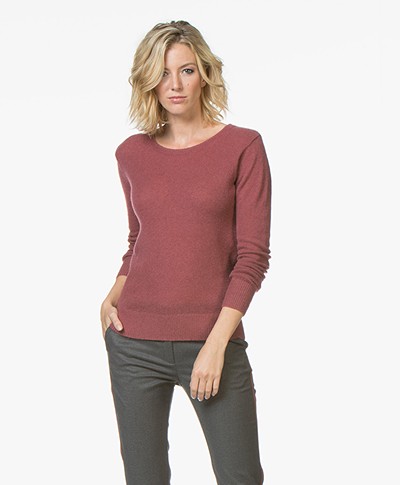 Closed Cashmere Round Neck Sweater - Rugby Red