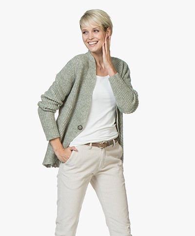 Josephine & Co Jobien Knitted Cardigan - Army