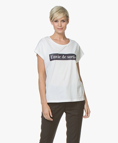 La Petite Française T-Shirt Taquin - Ecru
