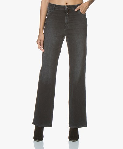 Closed Kathy Straight Leg Jeans - Washed Blue/Black