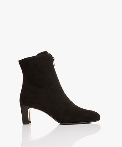 ATP Atelier Arnica Zip Ankle Boots - Black Suede