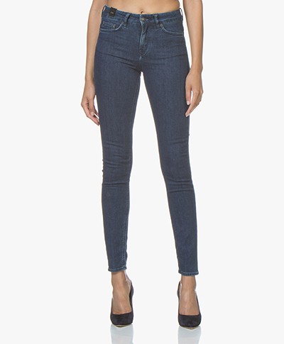 Drykorn Pull Skinny Jeans - Donkerblauw 