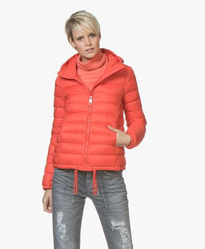 BOSS Ofave Quilted Down Jacket - Red