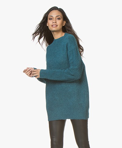 Closed Womens Wool Blend Oversized Sweater - Mediterranea