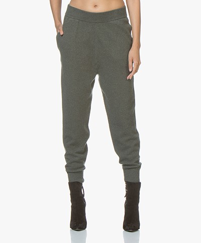 extreme cashmere N°56 Yogi Knitted Pants - Khaki