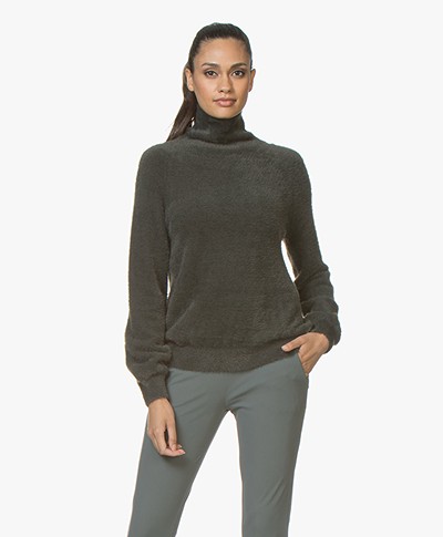 Plein Publique Le Doux Soft Turtleneck Sweater  - Warm Grey