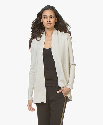 LaSalle Open Rib Cardigan from Soy Beans - Beige