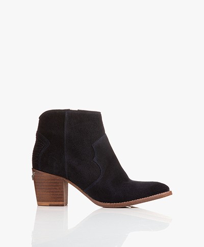 Zadig & Voltaire Molly Suede Ankle Boots - Marine
