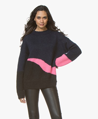 Zadig & Voltaire Tony Mohair Blend Sweater - Ink