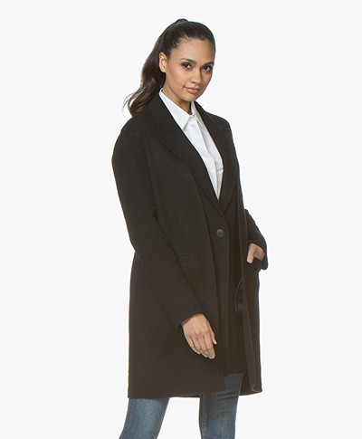 Rag & Bone Kaye Tailored Fit 3-in 1-Vest Coat - Black