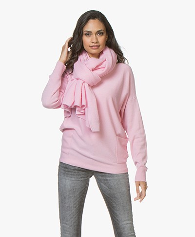 Repeat Cashmere Scarf - Rose