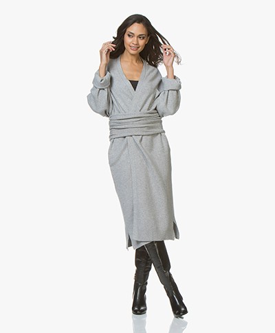 extreme cashmere N°61 Koto Maxi Length Cardigan - Grey