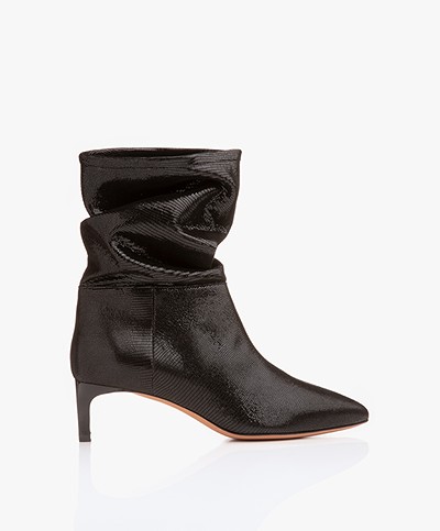 ba&sh Clarys Leather Boots - Black