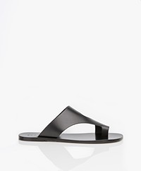 ATP Atelier Roma Leather Toe Sandals - Black 