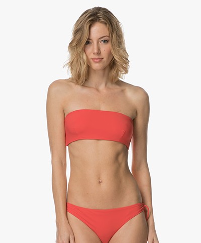 Filippa K Soft Sport Bandeau Bikinitop - Scarlet