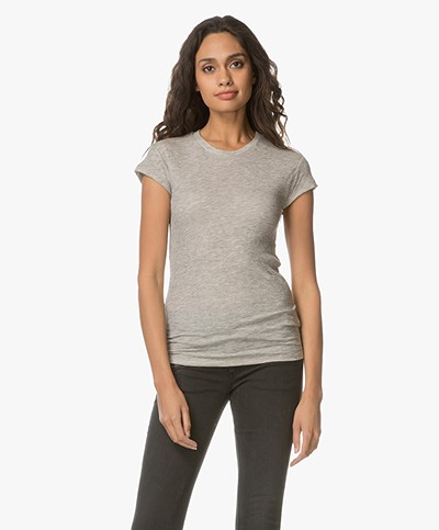 IRO Baracoa Double-layered T-shirt - Grey