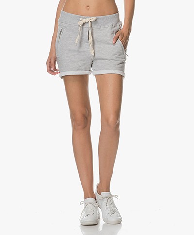 Sincerely Jules Lux Jogger Shorts - Heather Grey