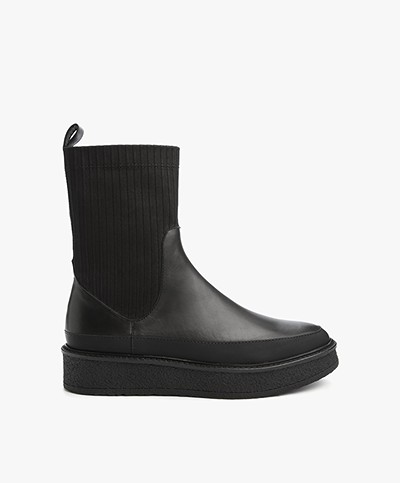 Filippa K Lovis Elastic Boots - Black