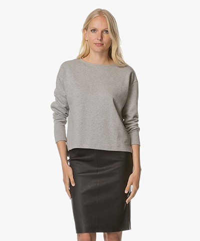 BY-BAR Dia Tweed Sweater - Light Grey