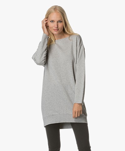 Filippa K Drapey Felpa Sweater - Light Grey